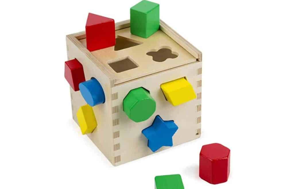 Shape Sorter Activity for toddlers and preschoolers