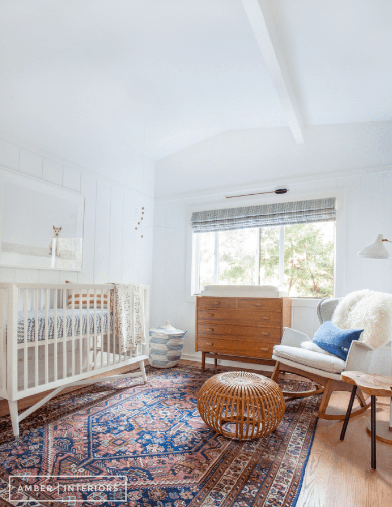 Mid Century Modern Baby Nursery