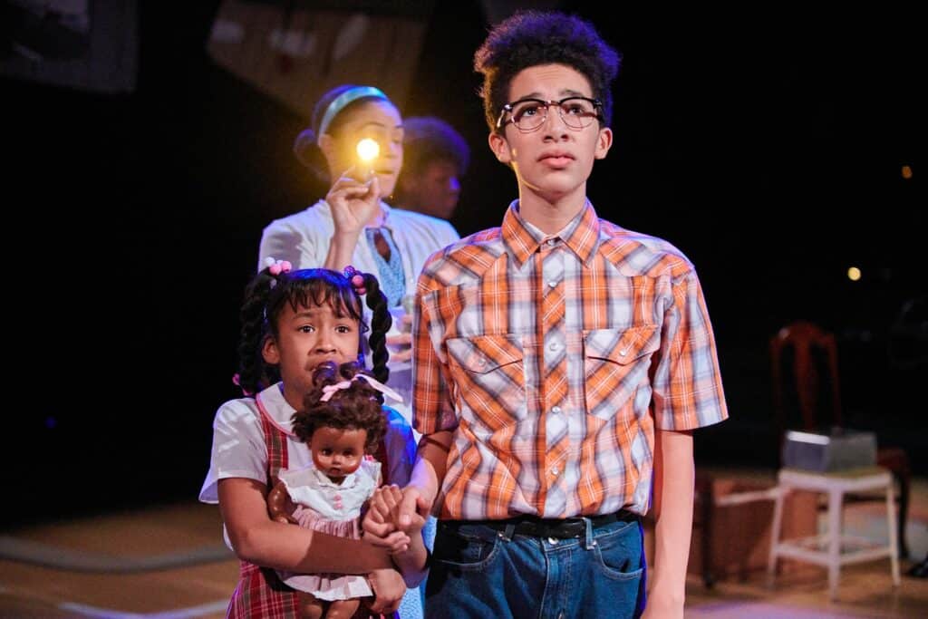 Young actors perform in The Watson's Go To Birmingham at the Todd Wehr Theater in Milwaukee, WI.