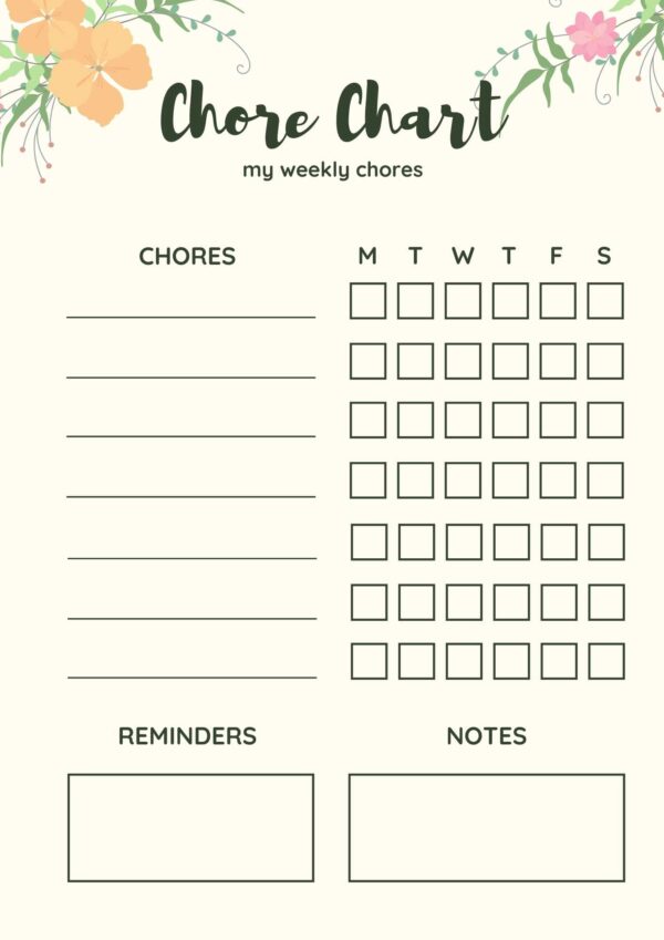 15 Best Chore Charts for Kids (Free Printable Templates) - Milwaukee ...