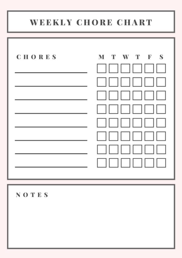 25 Best Printable Chore Charts for Kids (2024!) - Milwaukee With Kids