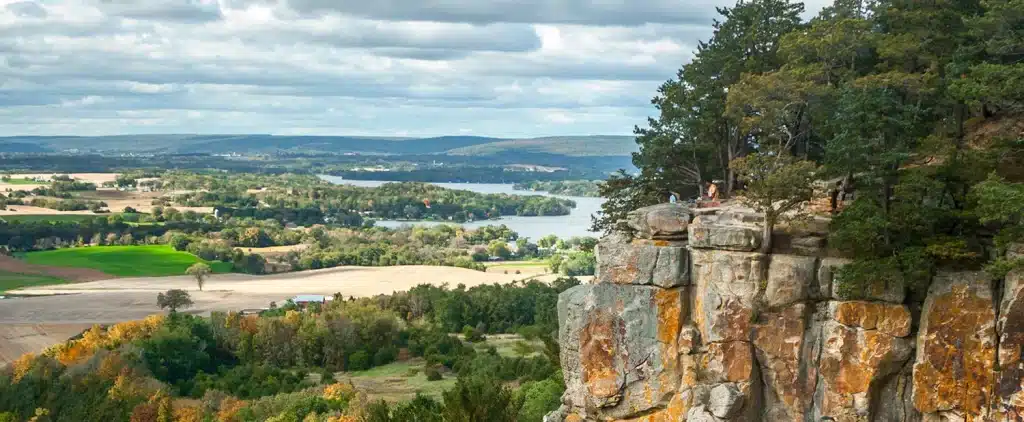 gibraltar rock ice age trail wisconsin