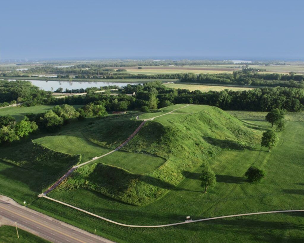 Monks Mound at Cahokia Mounds State Historic Site