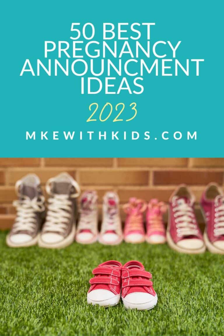 50 Best Pregnancy Reveal Ideas For Your Family 2024 Milwaukee With Kids   Pregnancy Announcement Pin 3 768x1152 