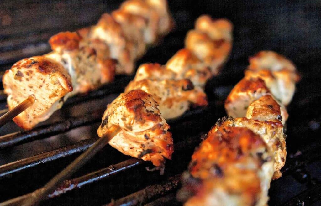 chicken skewers