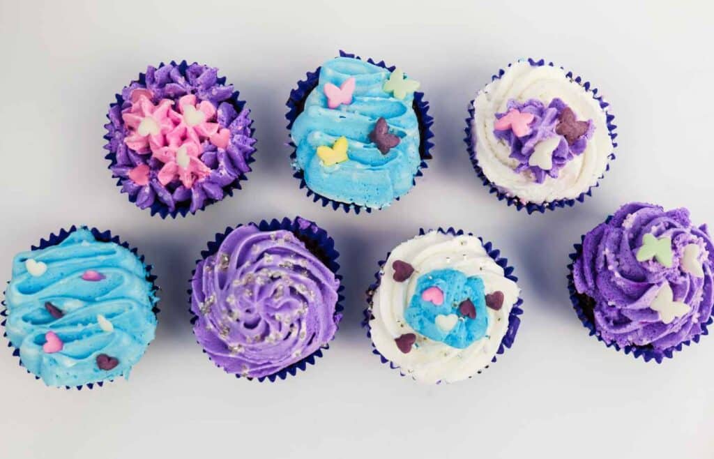 homemade decorated cupcakes