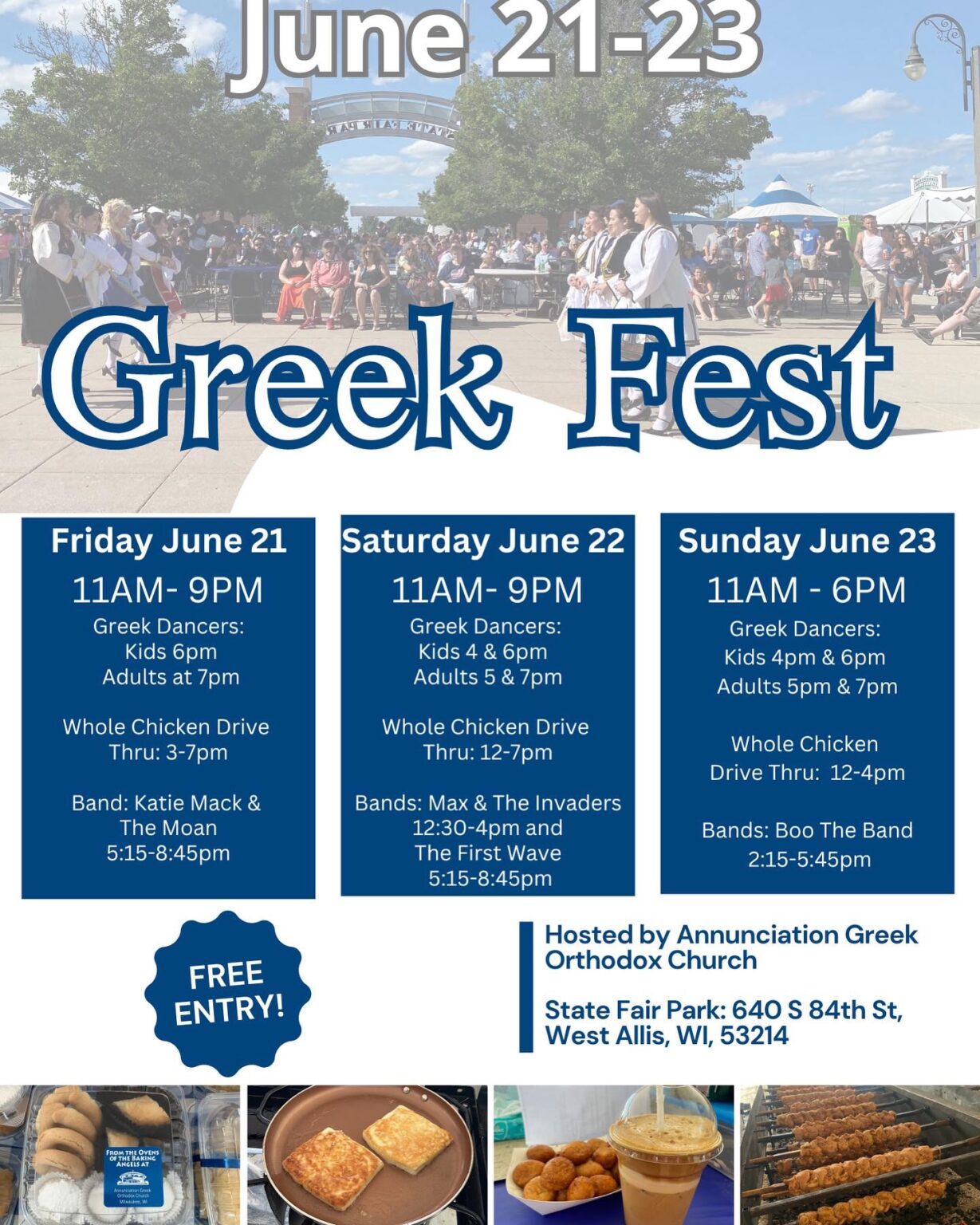 Milwaukee Greek Fest at Wisconsin State Fair Park Milwaukee With Kids