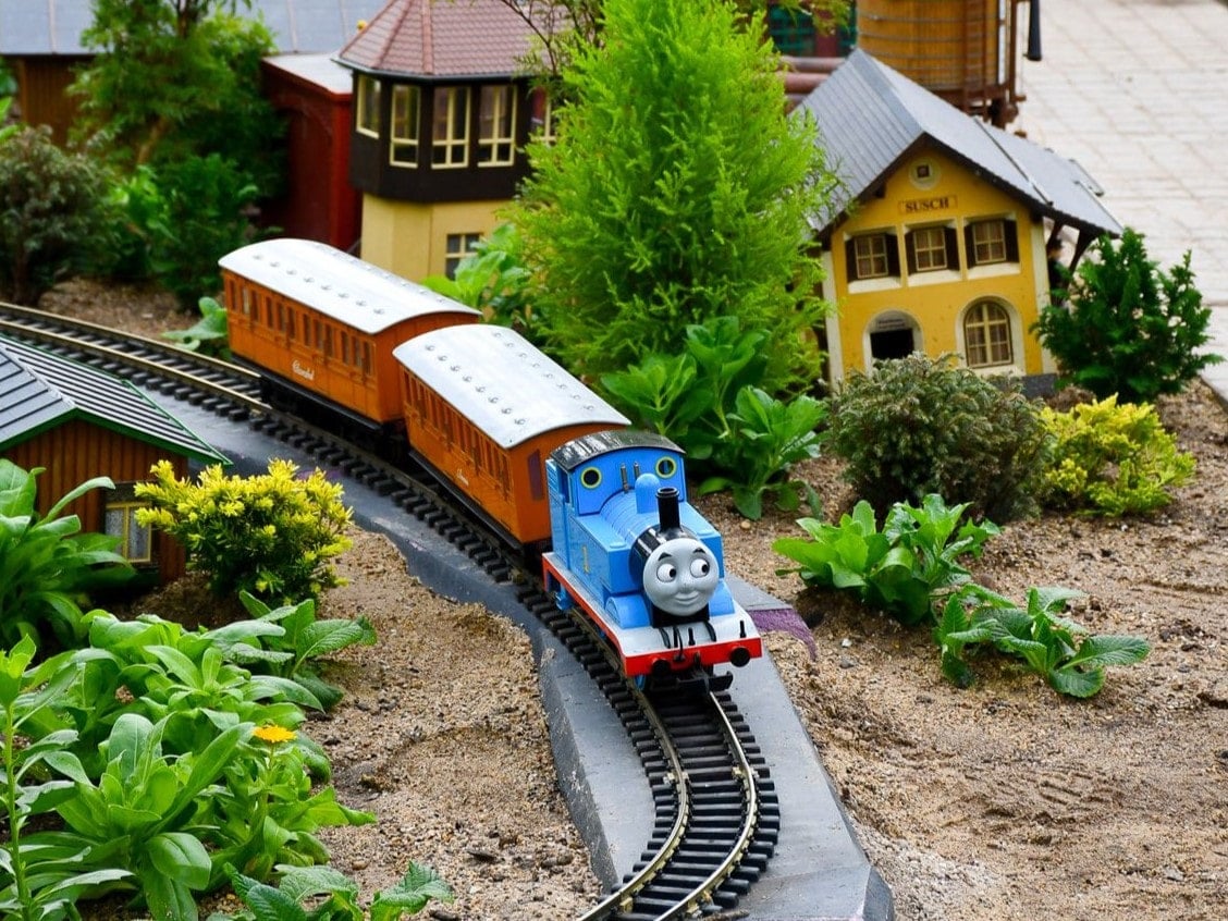 Thomas the toy train steam Train Show Mitchell Park Domes Milwaukee Wisconsin